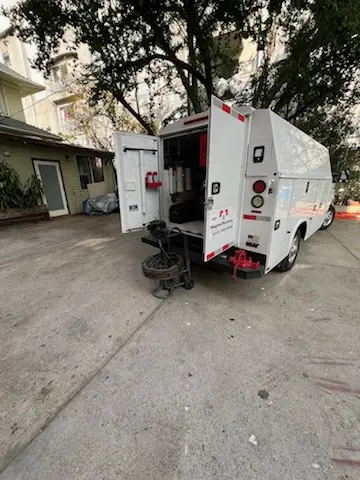 Magnet Plumbing service vehicle on-site for Faucet Repair in Fort Myers